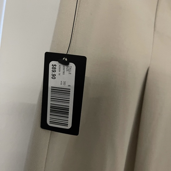 Rw&co high waisted beige pants straight fit - Picture 2 of 2